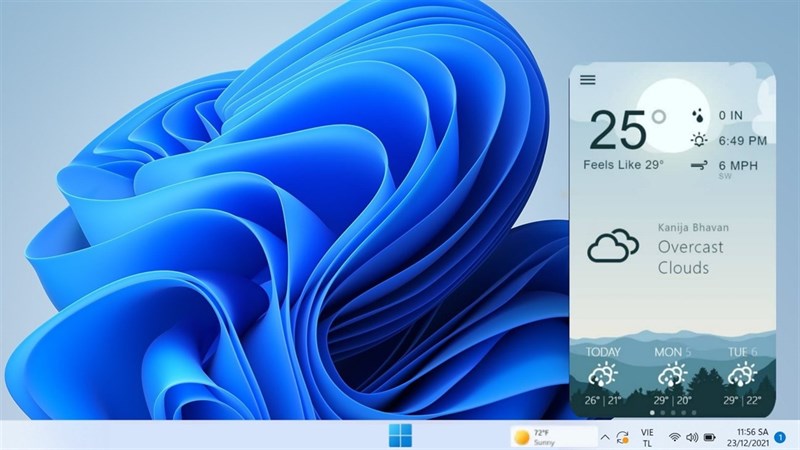 Cách ẩn biểu tượng thời tiết trên thanh Taskbar Windows 11 cho bạn khi cảm thấy không còn cần thiết nữa