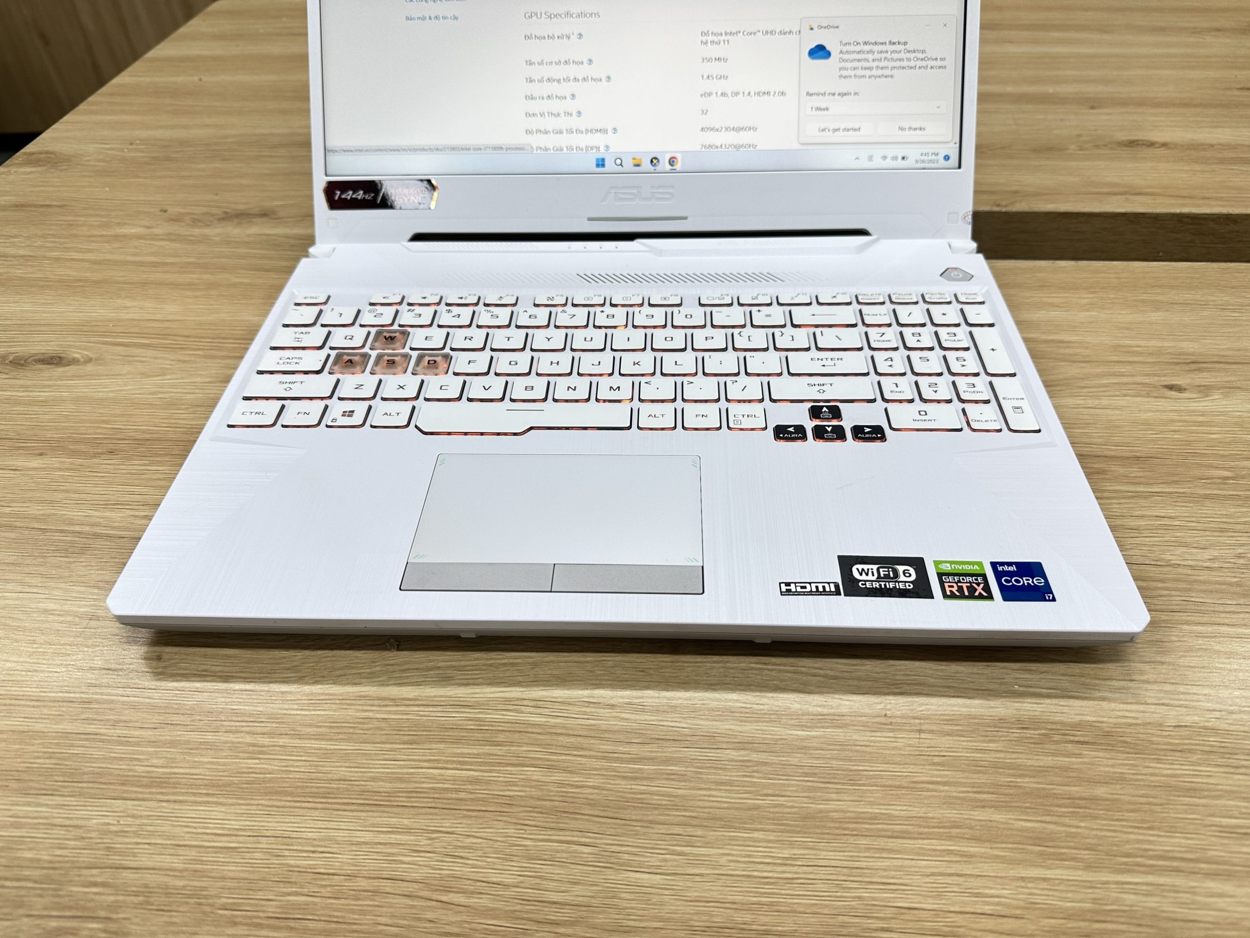 Laptop ASUS TUF GAMING F15 FX506HC i7